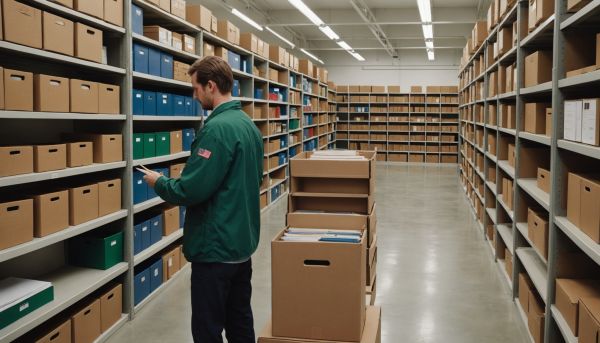 Les boîtes d'archivage et trieurs de documents