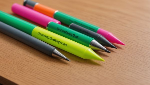 Surlumineurs et crayons graphite de haute qualité